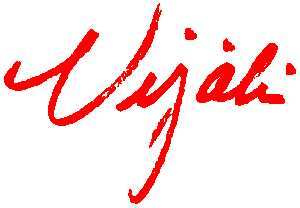 Vijali — handwritten signature in red